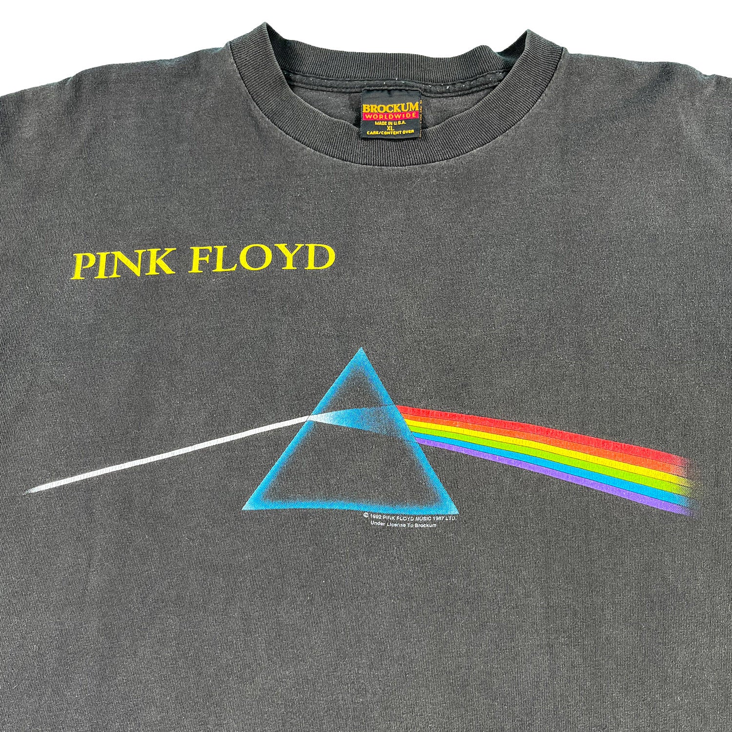 1992 Pink Floyd Dark Side of the Moon tee XL