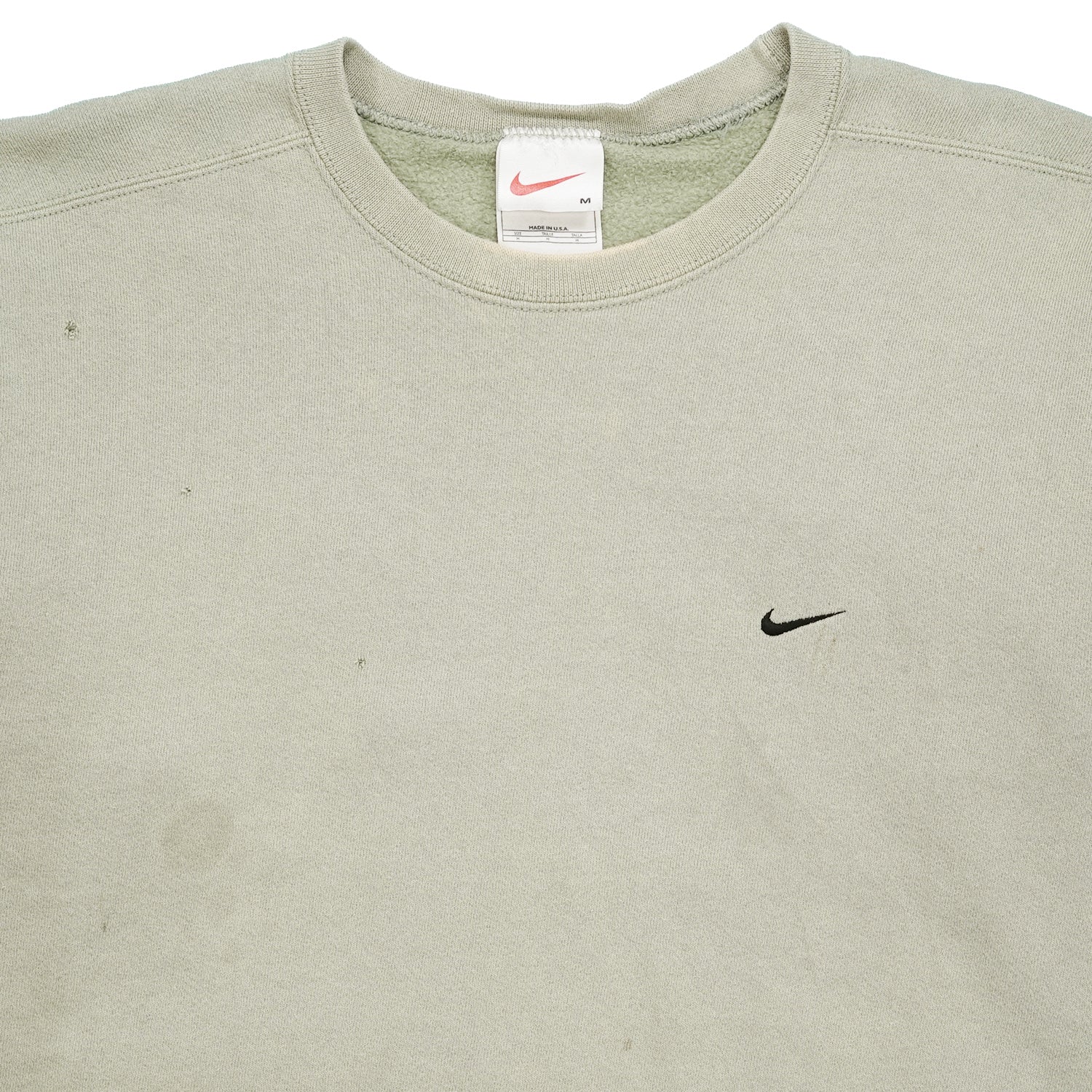 '90s Nike mini swoosh faded crewneck M