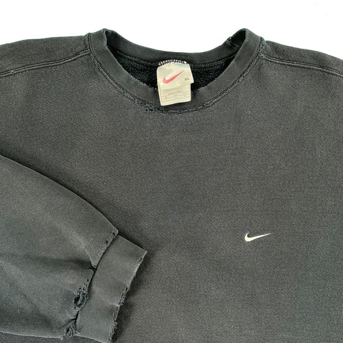 '90s Nike mini swoosh crewneck distressed XL