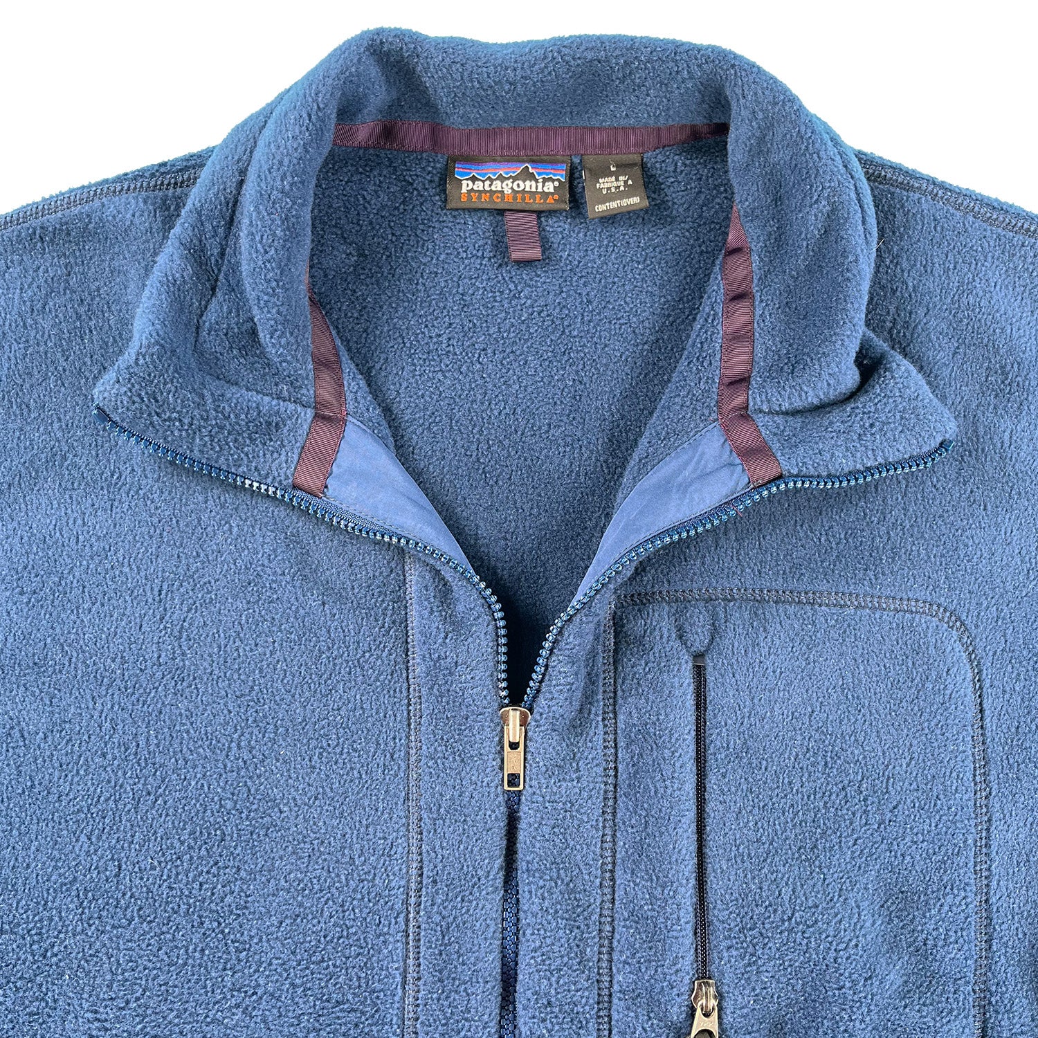 1996 Patagonia Synchilla full-zip fleece sweater L/XL