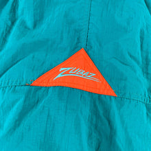 Load image into Gallery viewer, &#39;90s Miami Dolphins Zubaz pattern NFL puffer jacket L/XL
